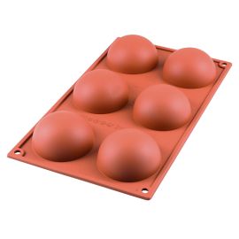 Форма для приготовления пирожных Half Sphere 18,5 х 33,5 см силиконовая, Silikomart