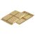 Форма для приготовления вафель Waffel Classic силиконовая золотая, Silikomart