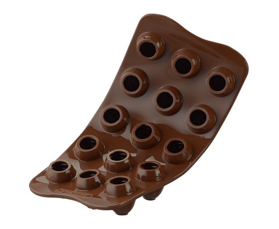 Форма для приготовления конфет Choco Spiral силиконовая, Silikomart, изображение 6