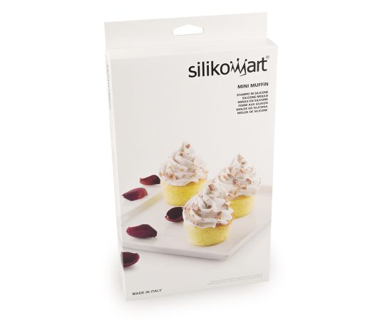 Форма для приготовления маффинов Mini Muffin 18 х 30,6 см силиконовая, Silikomart, изображение 3
