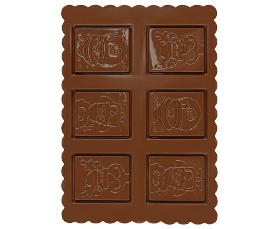 Набор для приготовления печенья Snowman Slim, Silikomart, изображение 3