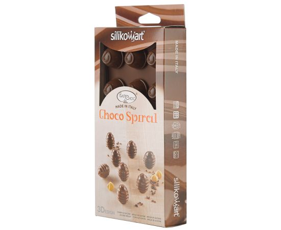 Форма для приготовления конфет Choco Spiral силиконовая, Silikomart, изображение 8