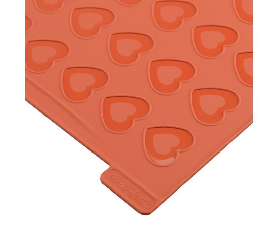 Форма для приготовления печенья Macaron Heart 30 х 40 см силиконовая, Silikomart, изображение 5