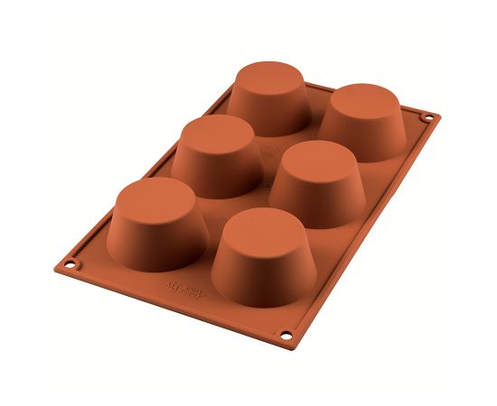 Форма для приготовления маффинов Muffin 18 х 33,5 см силиконовая, Silikomart