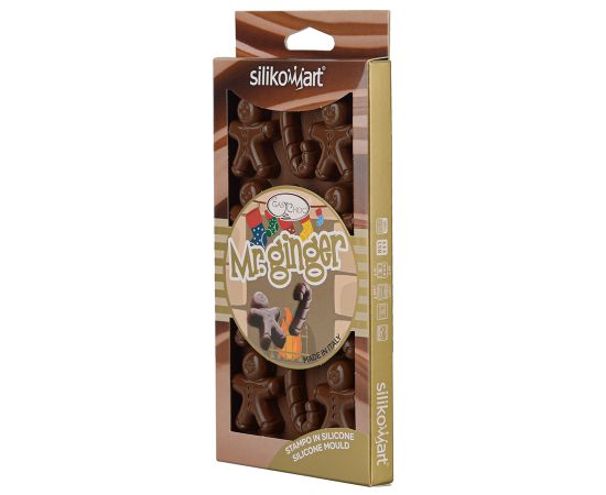 Форма для приготовления конфет Mr Ginger силиконовая, Silikomart, изображение 8