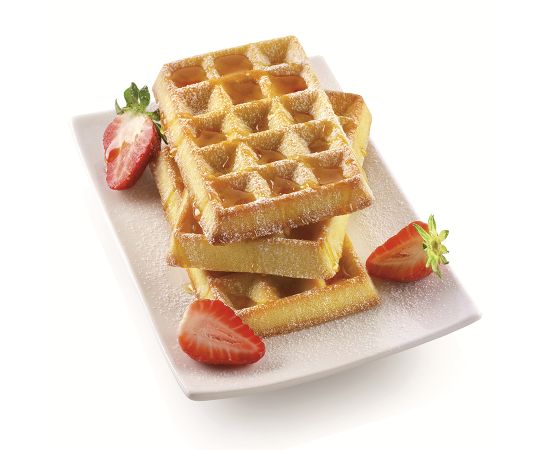 Форма для приготовления вафель Waffel Classic силиконовая золотая, Silikomart, изображение 2