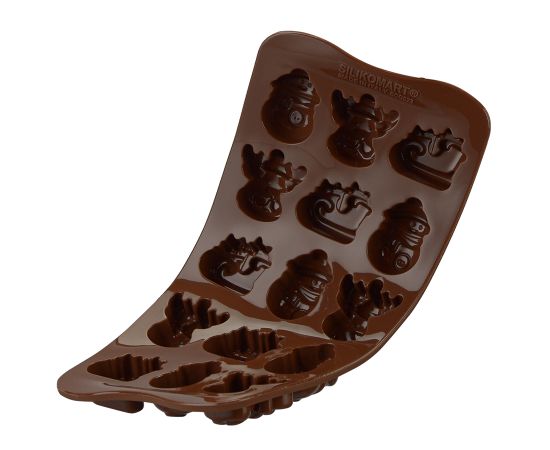 Форма для приготовления конфет Choco Winter силиконовая, Silikomart, изображение 6