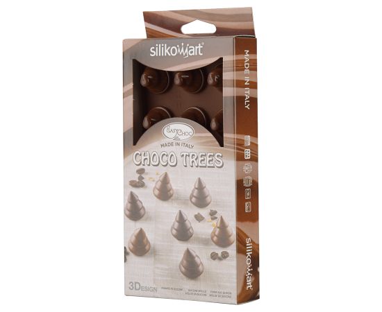 Форма для приготовления конфет Choco Trees силиконовая, Silikomart, изображение 9
