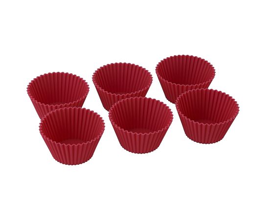Набор из 6 силиконовых форм для приготовления кексов Cupcake, Silikomart