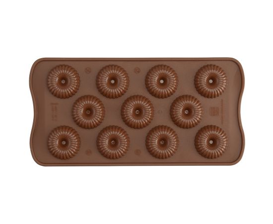Форма для приготовления конфет Choco Crown 11 х 24 см силиконовая, Silikomart, изображение 7