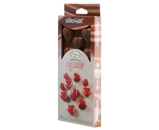 Форма для приготовления конфет My Love силиконовая, Silikomart, изображение 8