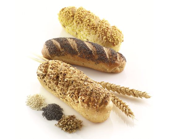 Форма для приготовления мини-багетов Mini Baguette Bread силиконовая, Silikomart, изображение 2