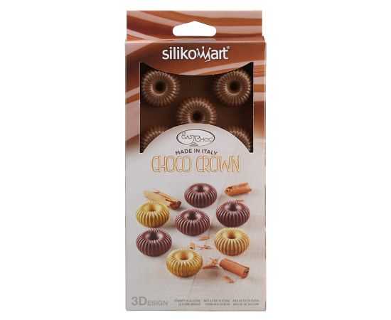 Форма для приготовления конфет Choco Crown 11 х 24 см силиконовая, Silikomart, изображение 10