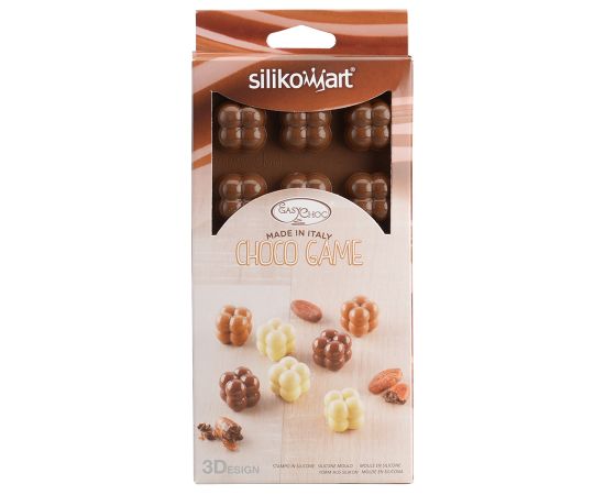 Форма для приготовления конфет Choco Game 11 х 24 см силиконовая, Silikomart, изображение 14