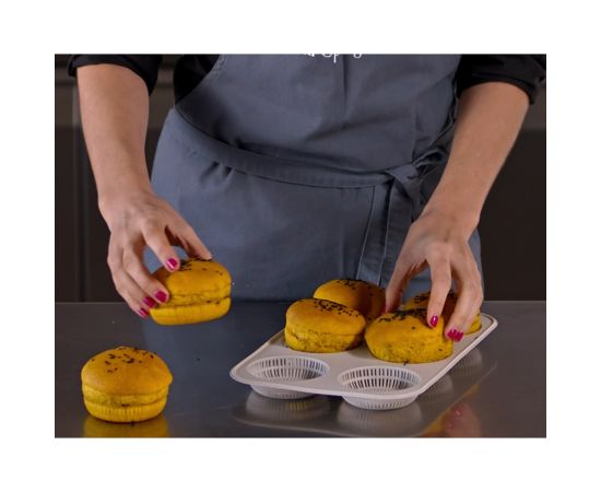 Форма для приготовления булочек и пирожных Burger Bread 20 х 30 см силиконовая, Silikomart, изображение 10