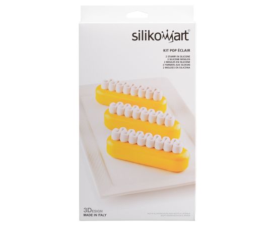 Набор из 2 силиконовых форм для приготовления эклеров Pop Eclair, Silikomart, изображение 16
