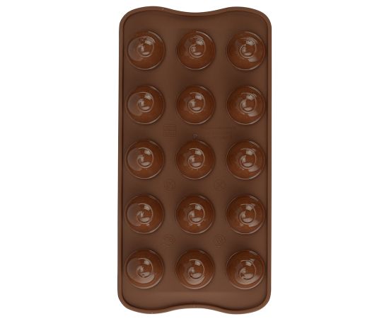 Форма для приготовления конфет Choco Spiral силиконовая, Silikomart, изображение 4