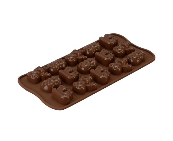 Форма для приготовления конфет Choco Winter силиконовая, Silikomart