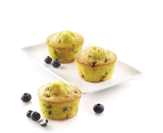 Форма для приготовления маффинов Muffin 18 х 33,5 см силиконовая, Silikomart, изображение 2