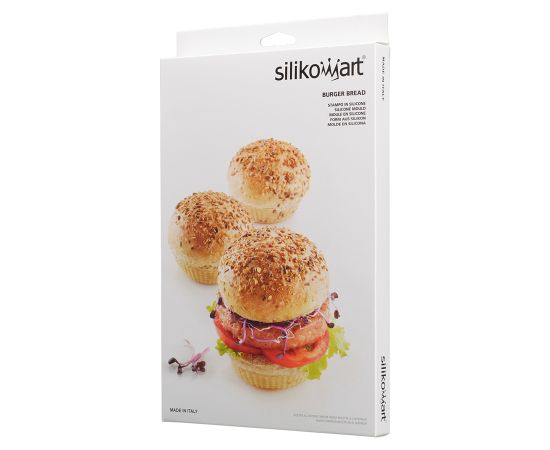 Форма для приготовления булочек и пирожных Burger Bread 20 х 30 см силиконовая, Silikomart, изображение 15