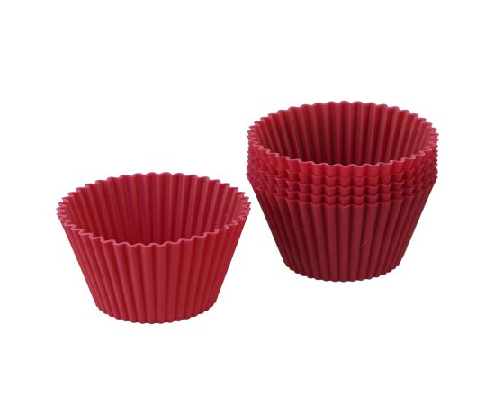 Набор из 6 силиконовых форм для приготовления кексов Cupcake, Silikomart, изображение 4