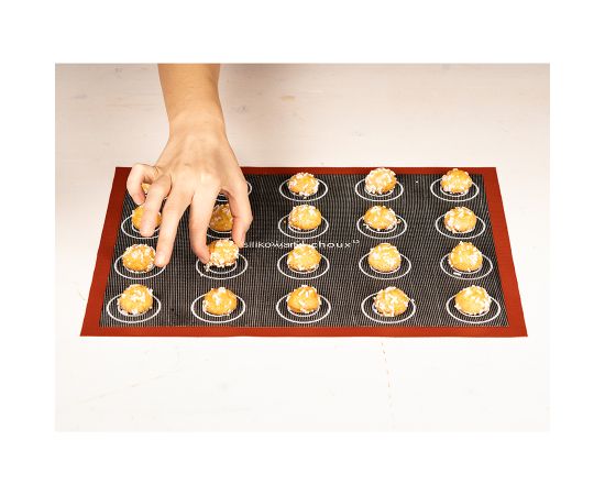 Коврик для выпечки Eclair & Choux 30 х 40 см двусторонний силиконовый, Silikomart, изображение 13