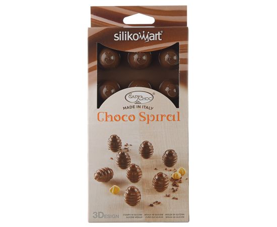Форма для приготовления конфет Choco Spiral силиконовая, Silikomart, изображение 7