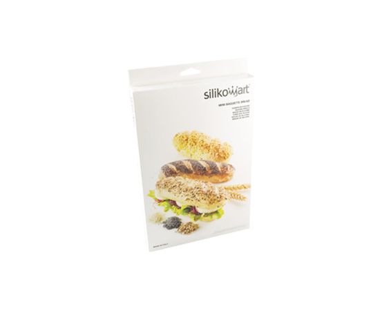 Форма для приготовления мини-багетов Mini Baguette Bread силиконовая, Silikomart, изображение 5