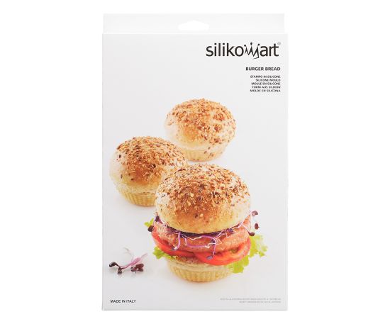 Форма для приготовления булочек и пирожных Burger Bread 20 х 30 см силиконовая, Silikomart, изображение 16