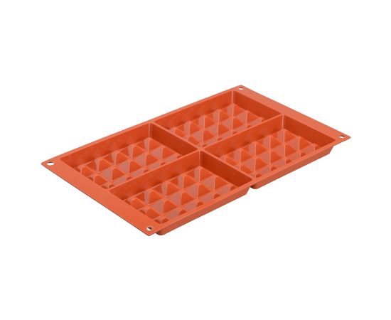 Форма для приготовления вафель Waffel Classic силиконовая красная, Silikomart, изображение 4