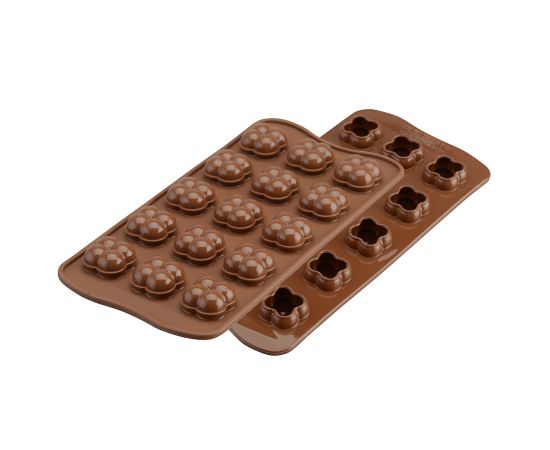 Форма для приготовления конфет Choco Game 11 х 24 см силиконовая, Silikomart