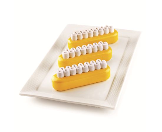 Набор из 2 силиконовых форм для приготовления эклеров Pop Eclair, Silikomart