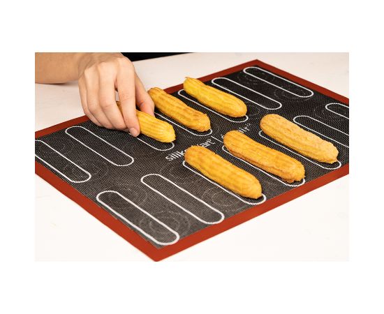 Коврик для выпечки Eclair & Choux 30 х 40 см двусторонний силиконовый, Silikomart, изображение 10