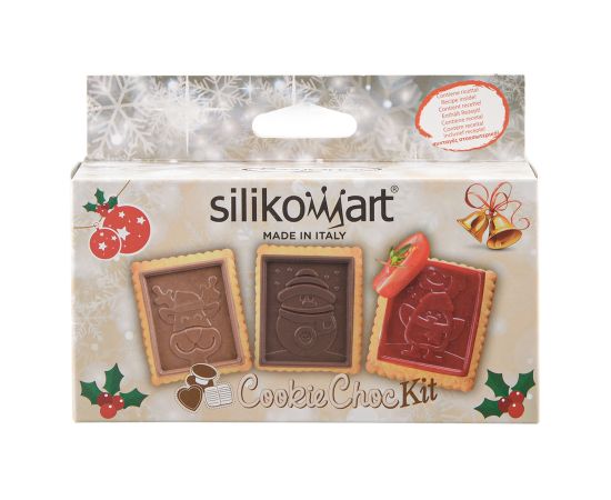Набор для приготовления печенья Snowman Slim, Silikomart, изображение 7