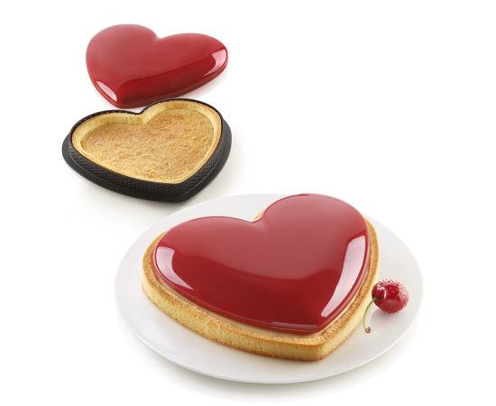 Набор для приготовления пирожных Mini Tarte Petit Amour силиконовая, Silikomart, изображение 4