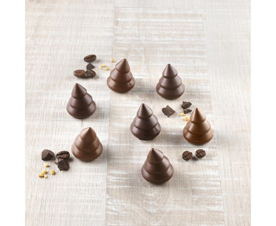 Форма для приготовления конфет Choco Trees силиконовая, Silikomart, изображение 2