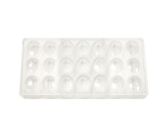 Форма для шоколада "Овал" 21 ячейка 35*27*12 мм, поликарбонат, P.L. Proff Cuisine