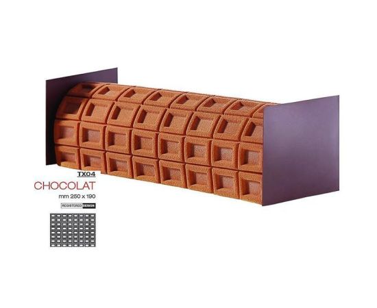 Коврик Pavoni CHOCOLAT 25*19 см, силикон, Pavoni
