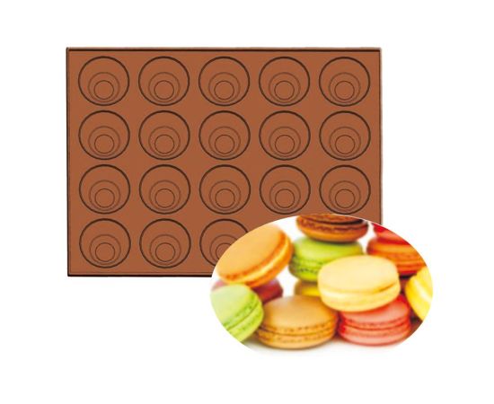 Лист силиконовый для миндального печенья 40*34 см, P.L. Proff Cuisine
