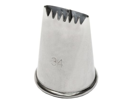Насадка для кондитерского мешка "Зубчатая лента" h 5 см, d 3,5 см, P.L. Proff Cuisine