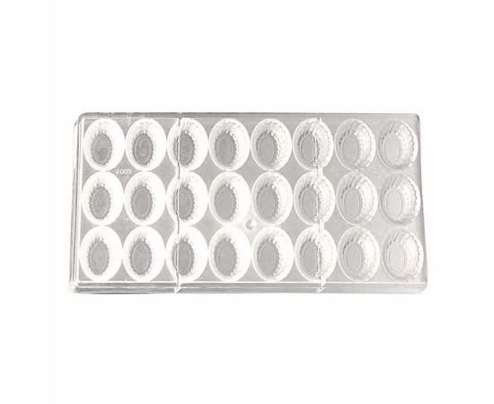 Пластиковая форма "Овал" 24 ячейки 35*25*19 мм, P.L. Proff Cuisine