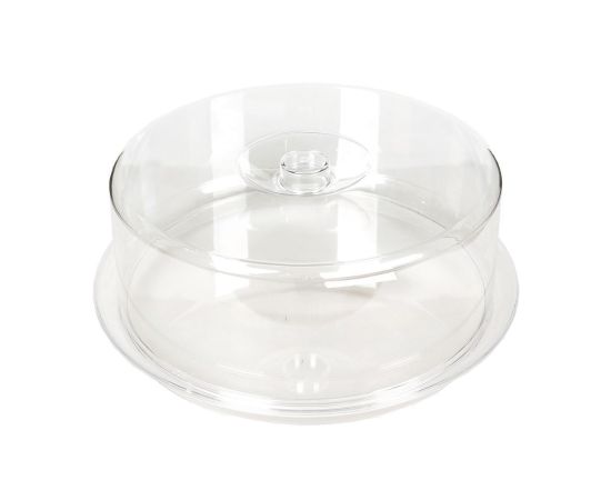 Подставка для торта круглая с крышкой d 34 см, пластик, P.L. Proff Cuisine
