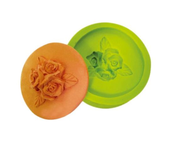 Силиконовая форма "Розы" d 7*2 см, P.L. Proff Cuisine