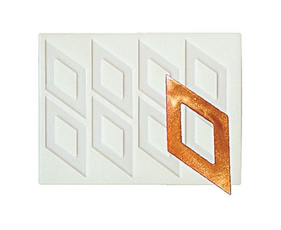 Силиконовая форма "Ромб" 8 ячеек 45*90 мм, P.L. Proff Cuisine