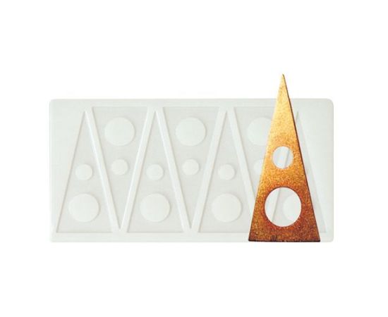 Силиконовая форма "Треугольник" 7 ячеек 95*44 мм, P.L. Proff Cuisine