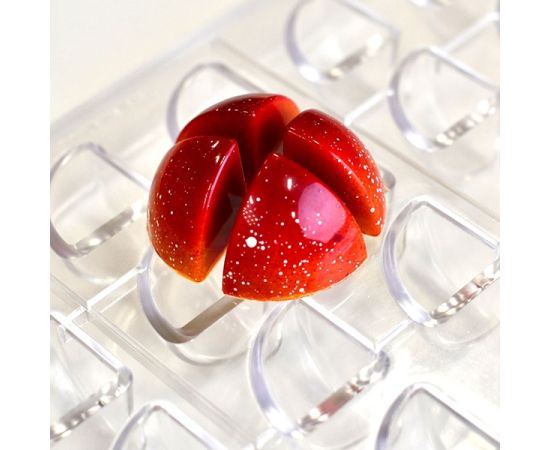 Форма для шоколада «Квартус», 24 ячейки, пластик, H=30 мм, L=275 мм, B=175 мм, Martellato