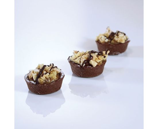 Форма кондитерская перфорированная «Круг», 20 шт на листе 30х40 см, силикон, стеклопластик, D=50 мм, H=16 мм, цвет черный, Martellato, изображение 4