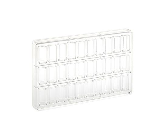 Форма для шоколада, 30 ячеек, поликарбонат, H=26 мм, L=275 мм, B=175 мм, Martellato