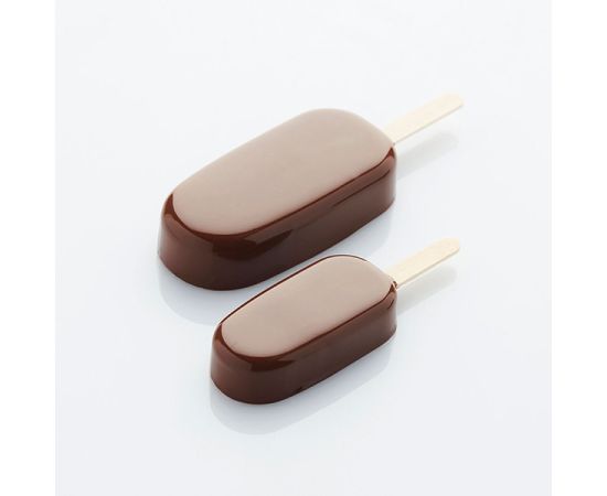 Набор из 4-х форм для мороженого, 16 ячеек, силикон, L=39 см, B=11,8 см, цвет белый, Martellato, изображение 3