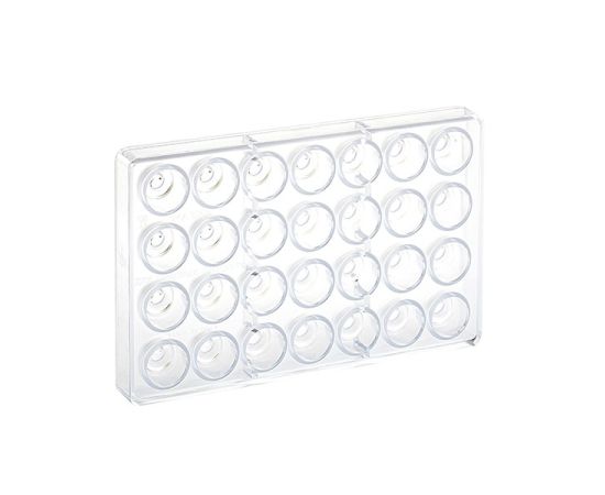 Форма для шоколада, 28 ячеек, поликарбонат, H=26 мм, L=275 мм, B=175 мм, Martellato